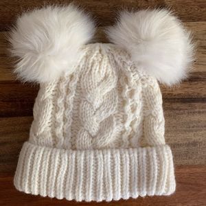 Baby Gap - Toddler Cable-Knit Pom Beanie Hat NWOT